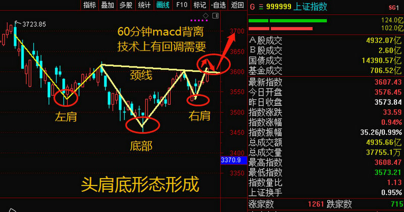 高位大阳后收阴线（跳空高开收阴线放量）