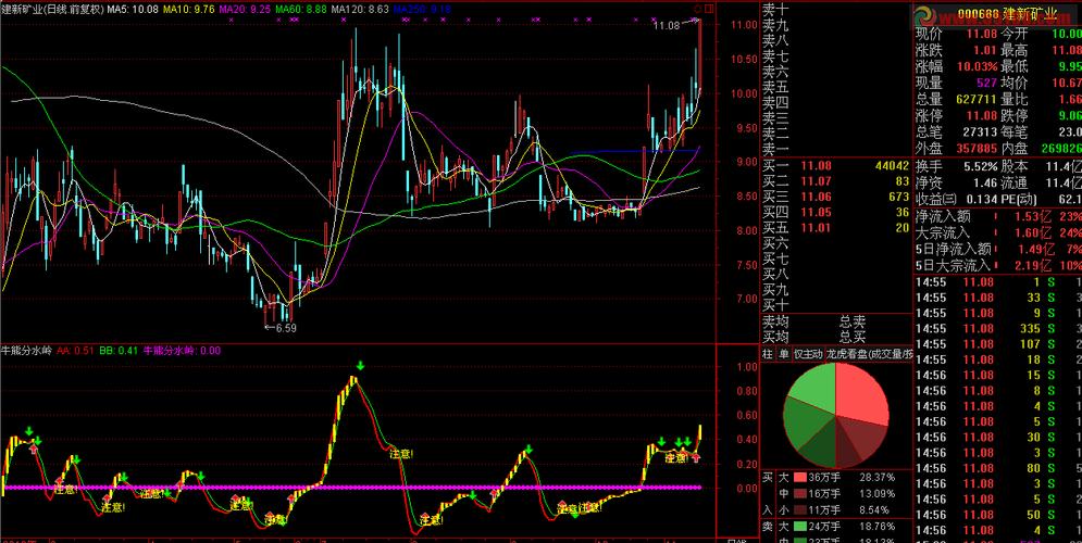 股票交易中主力流入什么意思（股票显示主力资